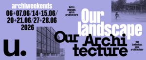 Archiweekends (tous les weekends de juin)